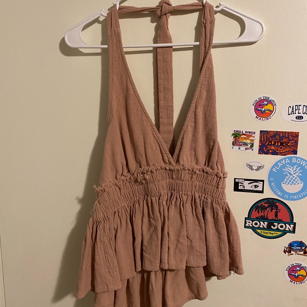 Pink Halter Top